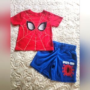 Toddler Boy Spiderman Outfit (2T)